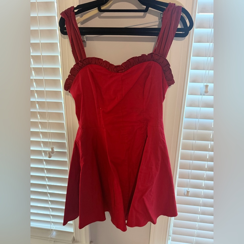 Free People Red Mini Dress - Picture 2 of 5